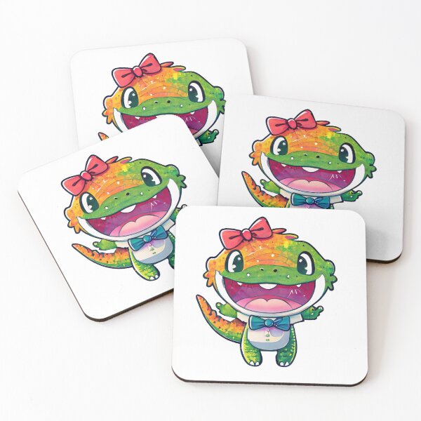 Item preview, Kawaii Baby Rainbow Crocodile designed and sold by KawaiiArtStyle.