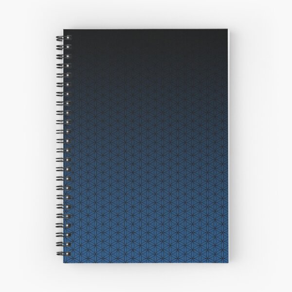 Item preview, Blue & Black Ombre Flower of Life Pattern - Mystical Harmony designed and sold by LunarisPlexus.