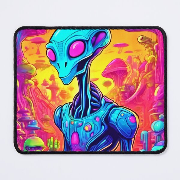Item preview, Cosmic Cartoon Extravaganza: Colorful Aliens designed and sold by Health And Fitness Posts e-Store.