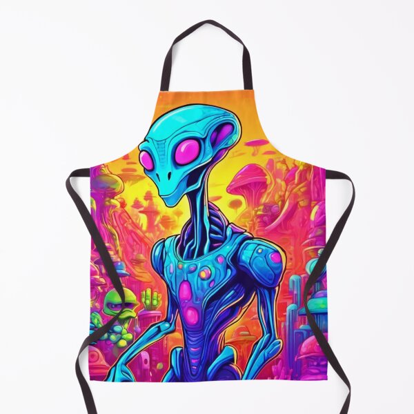 Item preview, Cosmic Cartoon Extravaganza: Colorful Aliens designed and sold by Health And Fitness Posts e-Store.