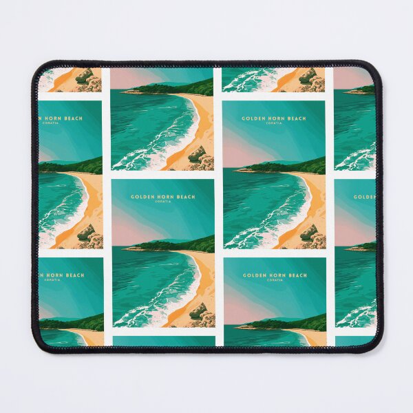 Item preview, Golden Horn Beach: Croatian Gem designed and sold by NeuralVibe.