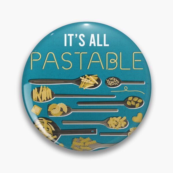 Item preview, Le meraviglie // blue teal background brown wood spoons with yellow italian pasta kitchen designed and sold by SelmaCardoso.
