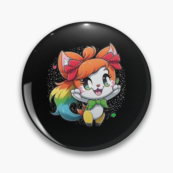 Item preview, Kawaii Baby Rainbow Fox designed and sold by KawaiiArtStyle.