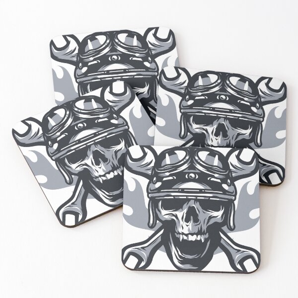 Item preview, Silhouette of skull and crossbones - a mark of the danger warning. Vector illustration for tshirt, website, print, clip art, poster and print on demand merchandise. designed and sold by deeplaxman.