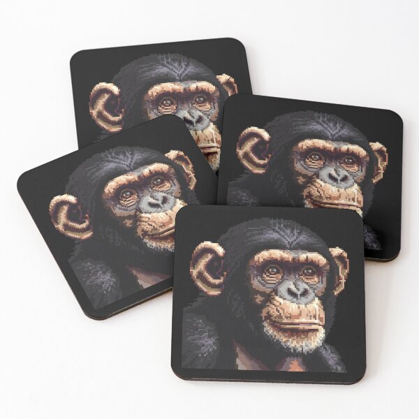 Item preview, 16-Bit Chimpanzee designed and sold by CUTEDOGGIEZ.