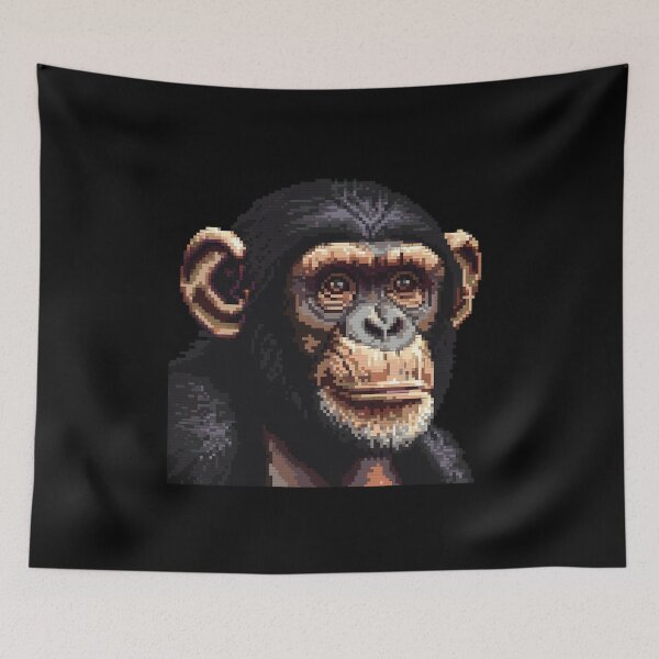 Item preview, 16-Bit Chimpanzee designed and sold by CUTEDOGGIEZ.