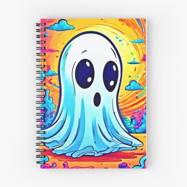 Item preview, Cartoon Haunts: Vibrant Ghost Art designed and sold by Health And Fitness Posts e-Store.