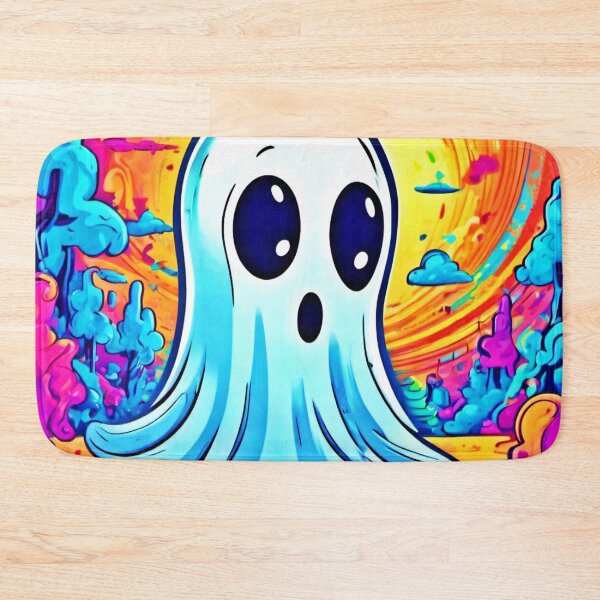 Item preview, Cartoon Haunts: Vibrant Ghost Art designed and sold by Health And Fitness Posts e-Store.