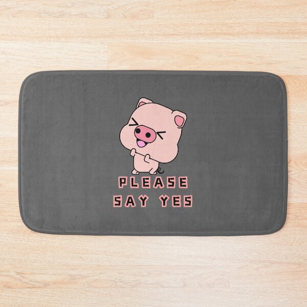 Item preview, Fun pig begs, pig asking question, please say yes. Imaginations, salary increase  designed and sold by Hope-it-fits.