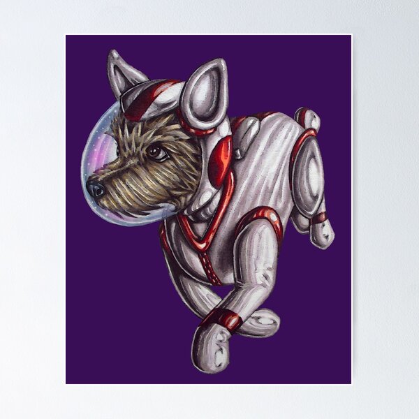 Item preview, Space Doggo (no background) designed and sold by jeremysart.