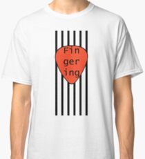 Fingering plectrum strings design Classic T-Shirt