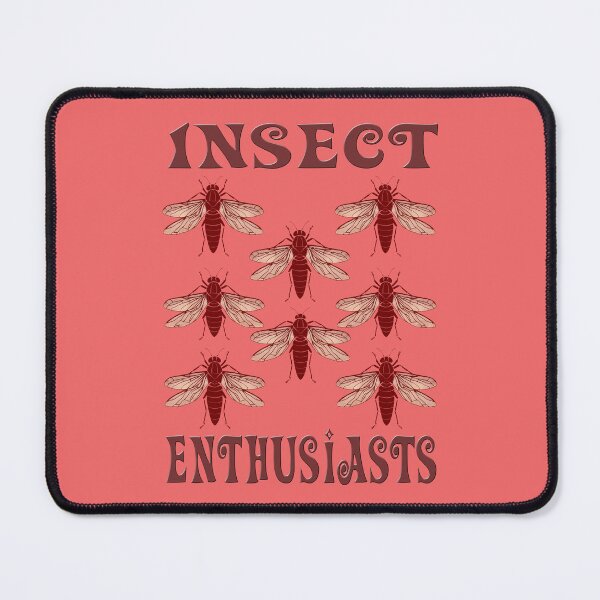 Item preview, Cicada pattern Insect Enthusiasts entomology red designed and sold by AlchemyColor.