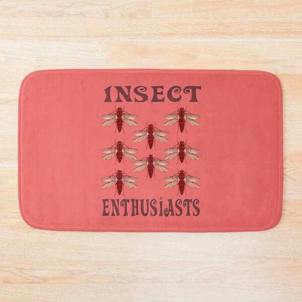 Item preview, Cicada pattern Insect Enthusiasts entomology red designed and sold by AlchemyColor.