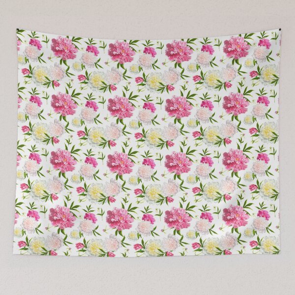 Item preview, Seamless pattern with peonies flowers designed and sold by Ledelena.