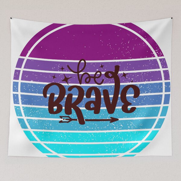 Item preview, Be Brave Motivational Classic T-Shirt, designed and sold by Shalinistudio.