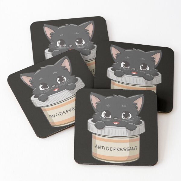 Item preview, Kitty Antidepressant Medicine of Love  designed and sold by SoulPaws.