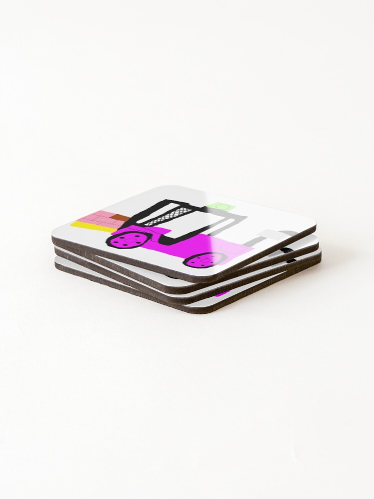 Thumbnail 4 of 5, Coasters (Set of 4), Trix designed and sold by R2r4t6.
