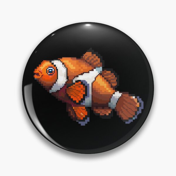 Artikelvorschau, Pixel Clownfish entworfen und verkauft von CUTEDOGGIEZ.