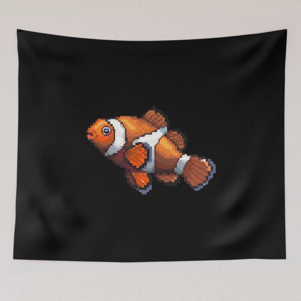Item preview, Pixel Clownfish designed and sold by CUTEDOGGIEZ.