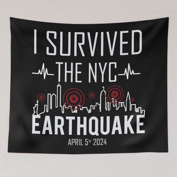 Item preview, I survived the nyc earthquake april 5th 2024 gift designed and sold by Desibeau.