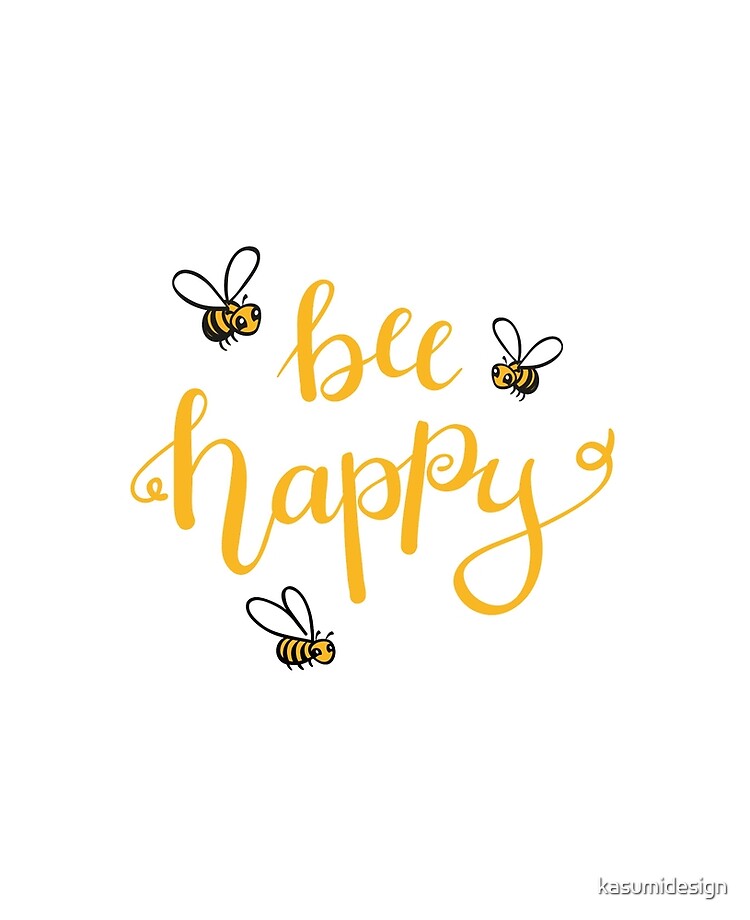 Download Bee Happy Ipad Case Skin By Kasumidesign Redbubble