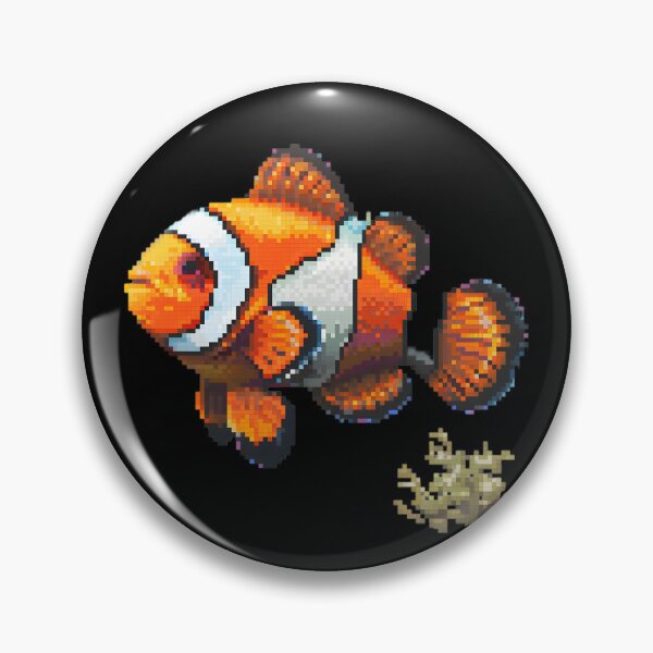 Artikelvorschau, 16-bit Clownfish entworfen und verkauft von CUTEDOGGIEZ.