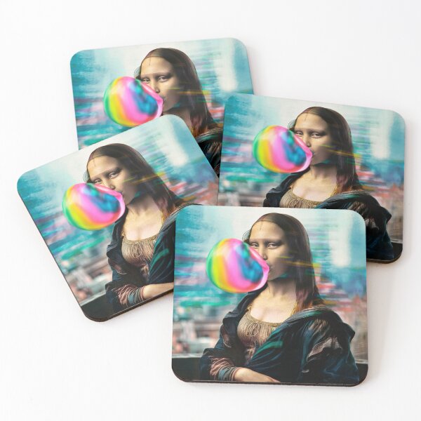 Aperçu de l'œuvre Smile in Sugar: The Bubblegum Mona Lisa créée et vendue par Timegraf.