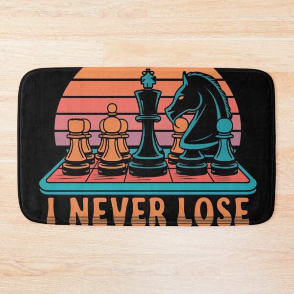 Item preview, "Sunset Strategy: Retro Chess Design" designed and sold by lujubraga.