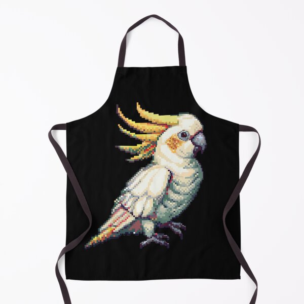 Item preview, Cockatoo in Pixel Form designed and sold by CUTEDOGGIEZ.