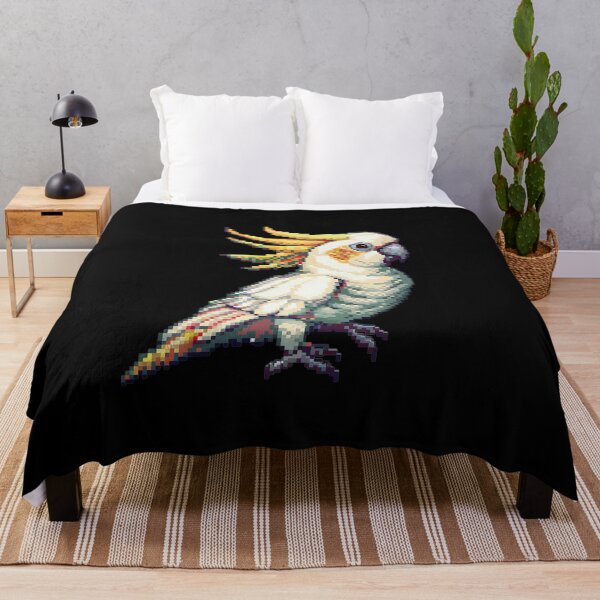 Item preview, Cockatoo in Pixel Form designed and sold by CUTEDOGGIEZ.