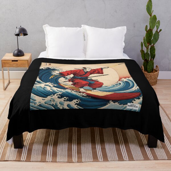 Item preview, Ninja red Japan style 22 surfing surfer designed and sold by RedWolfDisigne.