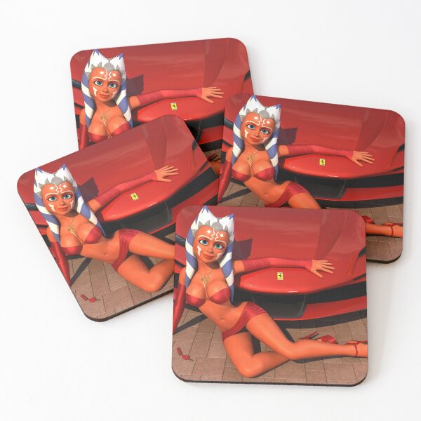 Item preview, Ahsoka with red sportcar designed and sold by Péter Kondás.