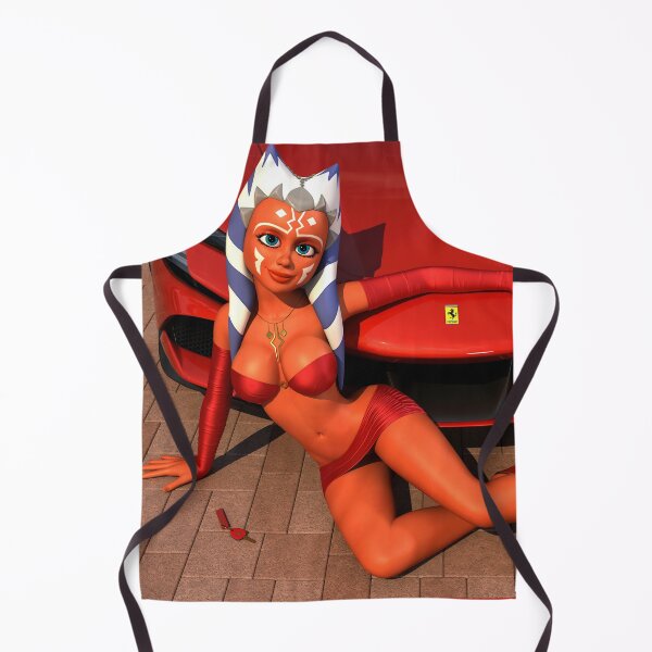 Item preview, Ahsoka with red sportcar designed and sold by Péter Kondás.