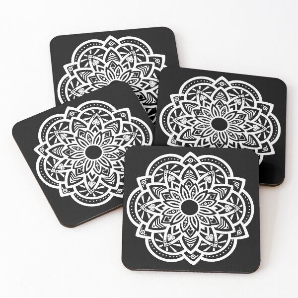 Item preview, Ornamental Lotus Mandala - White designed and sold by MellowGroove.