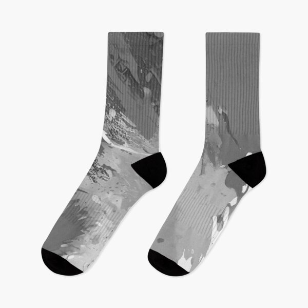Item preview, Monochrome Melange: Greyscale Paint Splatter Design designed and sold by GrizzlyCollective.