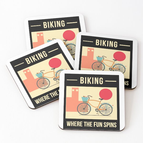 Item preview, Biking Where The Fun Spins Cycling  designed and sold by artzaka.