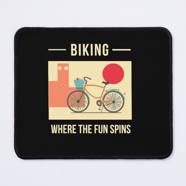 Item preview, Biking Where The Fun Spins Cycling designed and sold by artzaka.