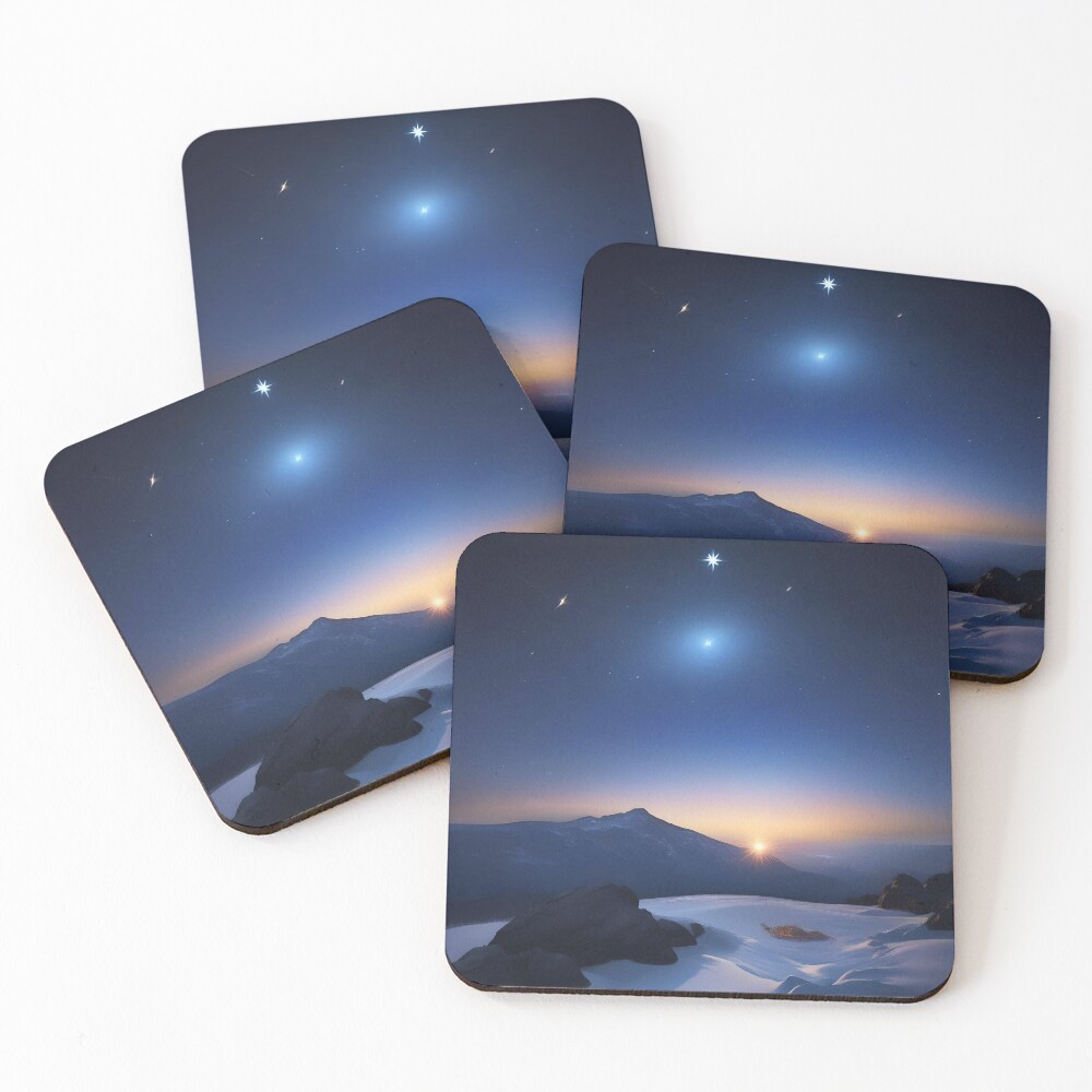 Item preview, Coasters (Set of 4) designed and sold by PIGCASSOSAIART.