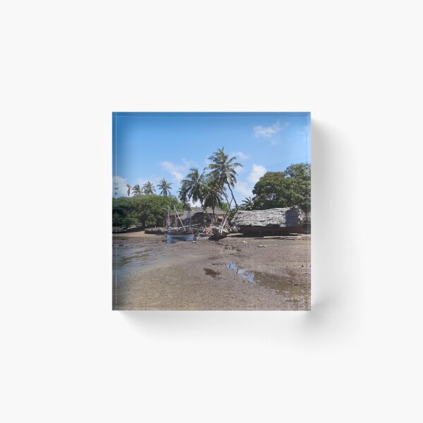 Item preview, Lamu Island - wooden fishing dhows and village at rear 1 designed and sold by exploramum.