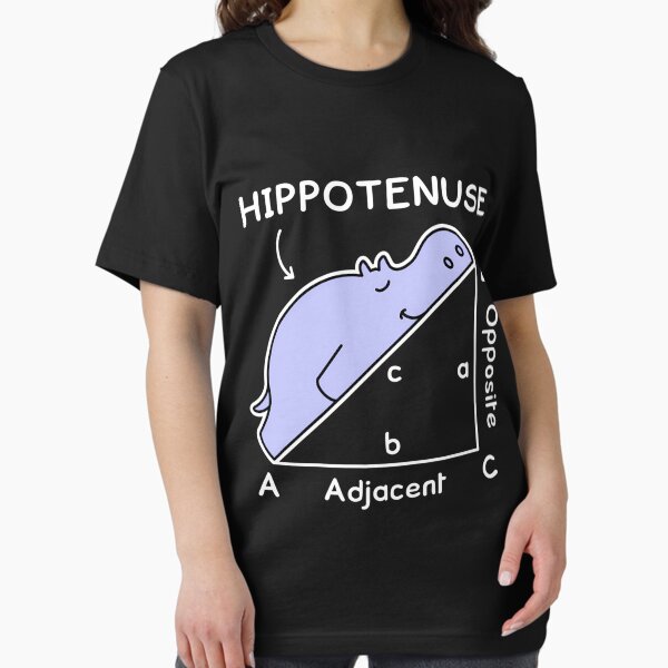 Item preview, Hypotenuse Math Pun Hippotenuse designed and sold by ArttuOja9.