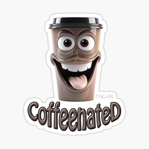 Artikel-Vorschau von Kaffeetassenaufkleber, designt und verkauft von FaganStudio6696.