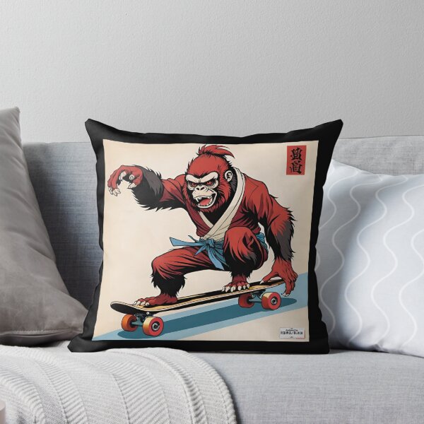Item preview, Gorilla red Japan style 24 skater  designed and sold by RedWolfDisigne.