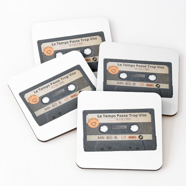 Item preview, Old audio cassette Time flies too fast designed and sold by Design Shop.