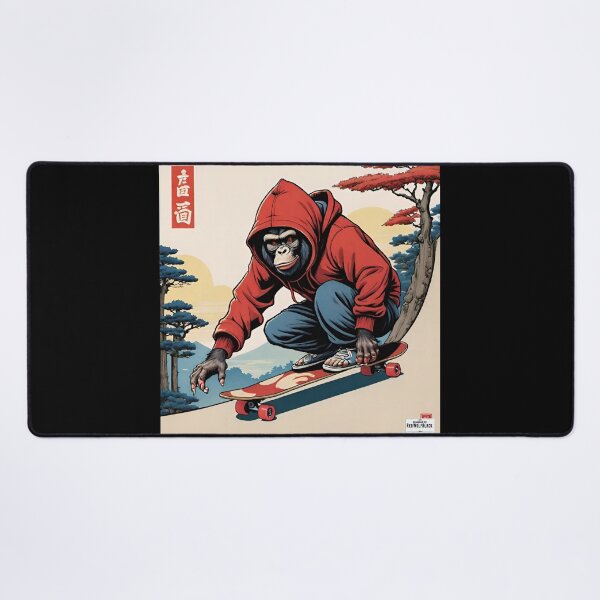 Item preview, Gorilla red Japan style 1 skater designed and sold by RedWolfDisigne.