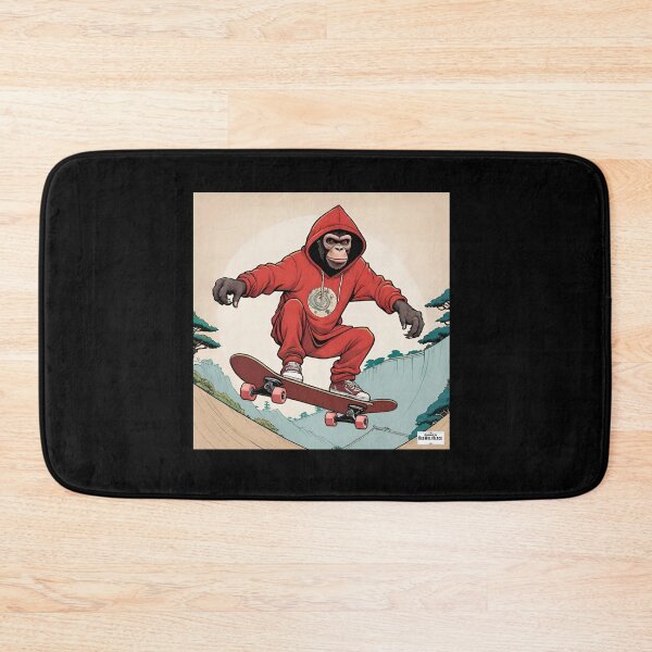 Item preview, Gorilla red Japan style 2 skater  designed and sold by RedWolfDisigne.
