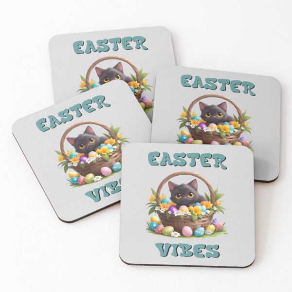 Item preview, Easter Vibes Black Cat designed and sold by TMars.
