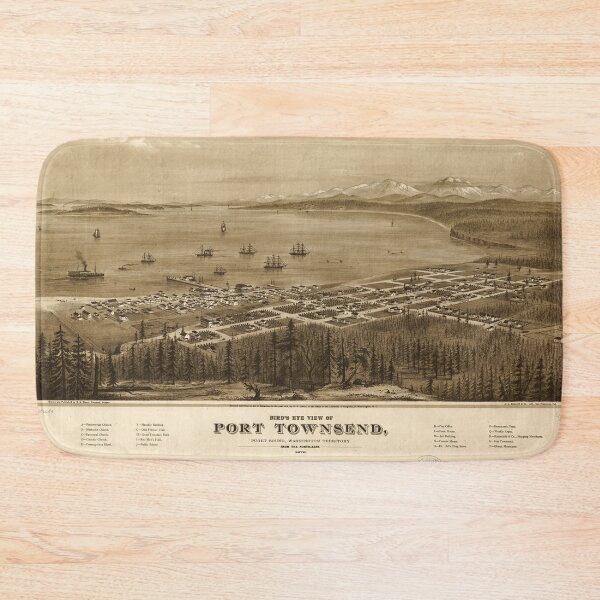 Item preview, Port Townsend, Washington (1878) designed and sold by allhistory.