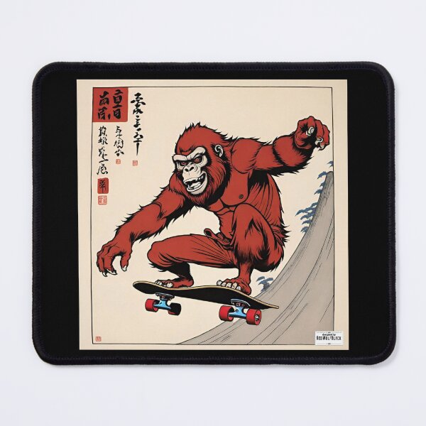 Item preview, Gorilla red Japan style 3 skater designed and sold by RedWolfDisigne.