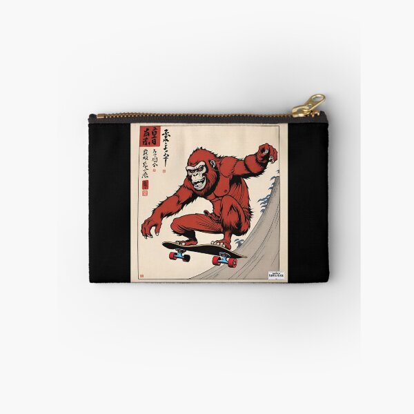 Item preview, Gorilla red Japan style 3 skater  designed and sold by RedWolfDisigne.