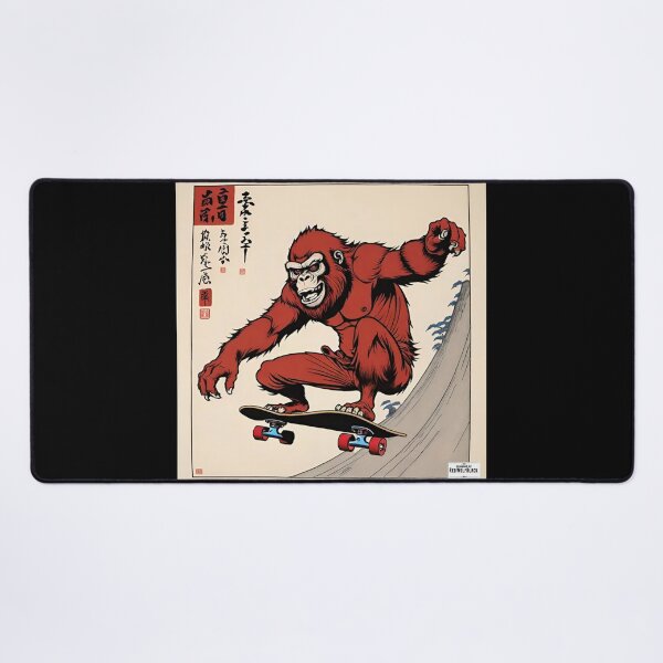Item preview, Gorilla red Japan style 3 skater designed and sold by RedWolfDisigne.